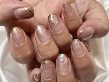 サロン アクセシブル(salon ACCESSIBLE)/マグネットグラデーションネイル