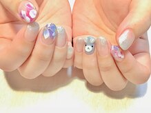 マール(MeaR)/うさぎ&お花ネイル♪