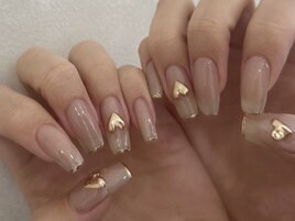 ハート　ゴールド　スクエア