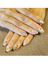 サヴァ アイラッシュアンドネイル(sava)/【カーキマグ×モヤっとネイル】