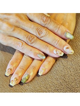 サヴァ アイラッシュアンドネイル(sava)/【カーキマグ×モヤっとネイル】