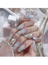 ミス シャーリー(Miss Shirley)/【ブルー×埋めつくし】