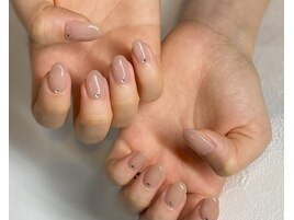 ヌーディーネイル/大人シンプル