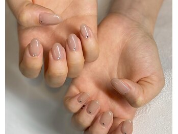 ヌーディーネイル/大人シンプル