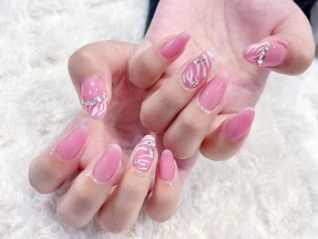 ゼブラネイル♪