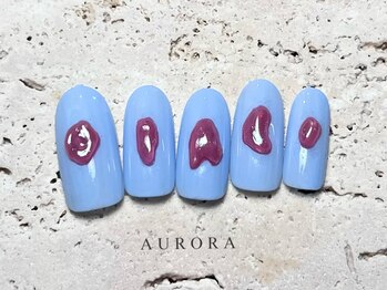 アウロラ 代々木上原(AURORA)/水色ぷっくりミラーニュアンス