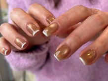 ラグ ネイル(RAG nail)の雰囲気（お洒落スキニーフレンチがお手元を上品に魅せてくれる♪竹内）