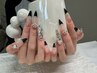 【HAND】 チップスカルプ長さだし＋持ち込み9 0分アートやり放題 ￥ 12800 