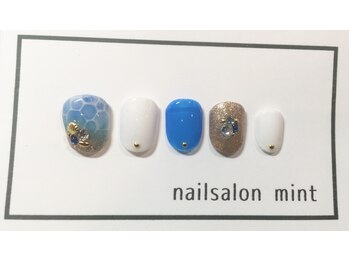 ネイルアンドアイ ミント(nail＆eye mint)/ドロップフットネイル