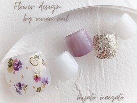 押し花　フラワー