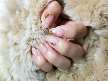 シュガーネイル(sugar nail)/ぷっくりニュアンスネイル