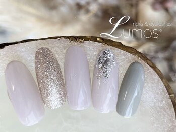 ルーモス 桜川店(Lumos)//シンプルネイル/くすみカラー