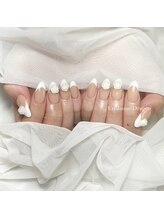 アン ジョーヌドラゴ/【自爪ネイル】お花ネイル