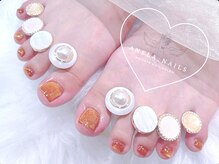 アネラ ネイルズ(Anela_nails)/フット/マグネットネイル