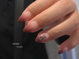 こっくりパープル韓国っぽグラデ