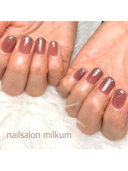 ミルクム(milkum)/ワンカラー+ラメ