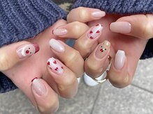 ア―ジュポシェフリル 天神西通り店(age poche Frill)/クリスマスネイル