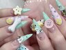 ☆長さ出し10本☆ゴテゴテパーツ付け放題 ￥11490