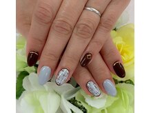 ディーネイル 京橋(D-nail)/ツイードネイル