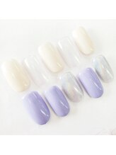 ネイルサロン クイール 小山店(NAIL SALON QUILL)/ワンカラー＋ミラーネイル