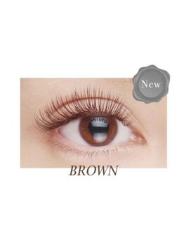 リシェルアイラッシュ 静岡駅前(Richelle eyelash)/フラットラッシュブラウンカラー