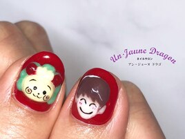 【自爪ネイル】３Dネイル