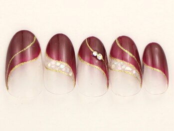 ハーティーネイル hearty nail 溝の口店/定額デザイン￥12000