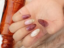 アイビー(Aivy)/ミラー×ニュアンスネイル