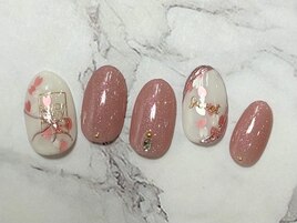 【初回オフ無料】桜ネイル