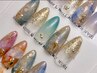 【オフ別・ドライケア込】パラジェル＊定額アート　¥9900