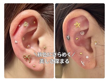 ルリアン(Lurian)/耳ツボジュエリーで秋色に♪