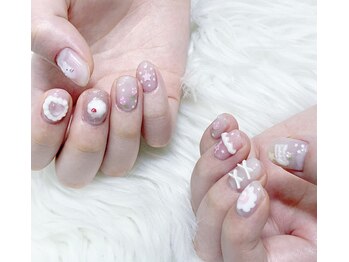 大槻担当★ビジューネイル