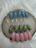【HAND】選べる8種類☆シンプルネイル♪¥5980