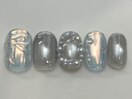ミラーぷっくりリボン¥7500