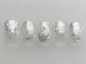 アイネイルズ 池袋店(I-nails)/シルバーラメ