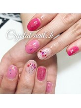 クリスタルネイル ゆめタウン博多店(CRYSTAL NAIL)/押し花ネイル