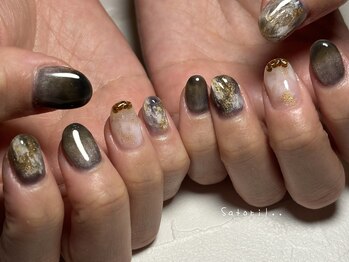 サトリネイルルーム 西宮北口(satori nail room)/ビーズ◎●〇