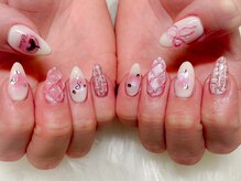 ルアナ(Luana.)/ピンクマグ詰め込みネイル