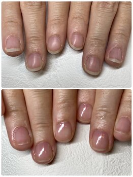 美爪育成/フォルム形成/ケア