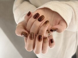 チェックネイル