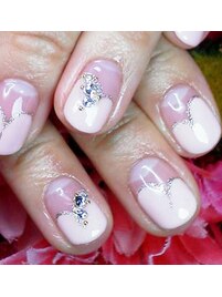 2本スワロ付 フレンチ