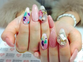 ★カラーシェルネイル