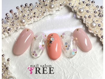 ネイルサロン トゥリー(TREE)/ホログラムフラワーネイル!