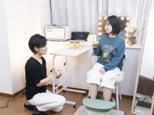 ミント(mint)の雰囲気（カウンセリングはフットバスで温まりながらリラックス状態で。）