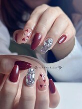 ラムネイル 恵比寿店(RAMU nail)/チップ長さ出し4本デザイン