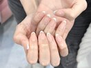王道の白フレンチネイル