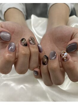 メンズ人気高いマグネットネイル