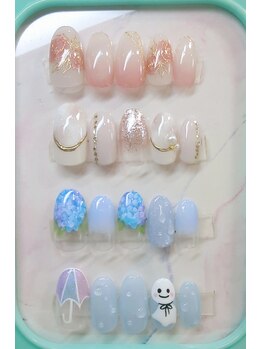 ネイルステーション ブルー(Nail Station BLUE)/5・6月　定額¥7000