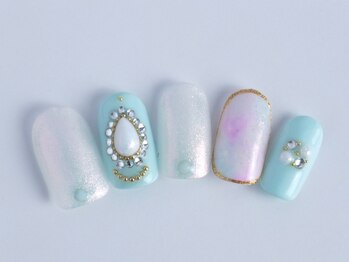 まつげアンドネイル ディアマンローズ(DIAMANT ROSE)/オーロラパール・90分6930円