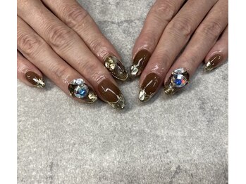 ネイルサロンファストネイルプラス 新宿店(FAST NAIL PLUS)/秋ネイル2023【ガラスフレンチ】